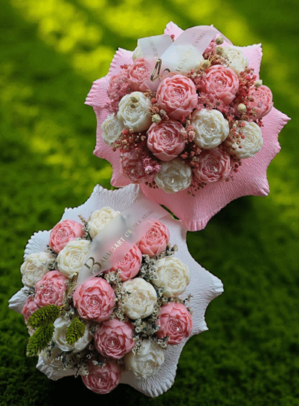 Candle Flower Box Maxi Piwonie - obrazek 2