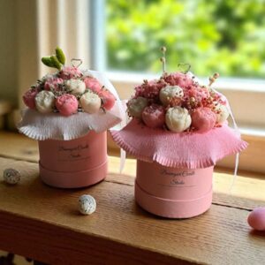 Candle Flower Box Maxi Piwonie