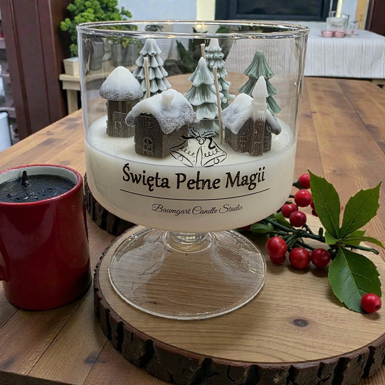 zimowa wioska Baumgart Candle Studio Święta Pełne Magii